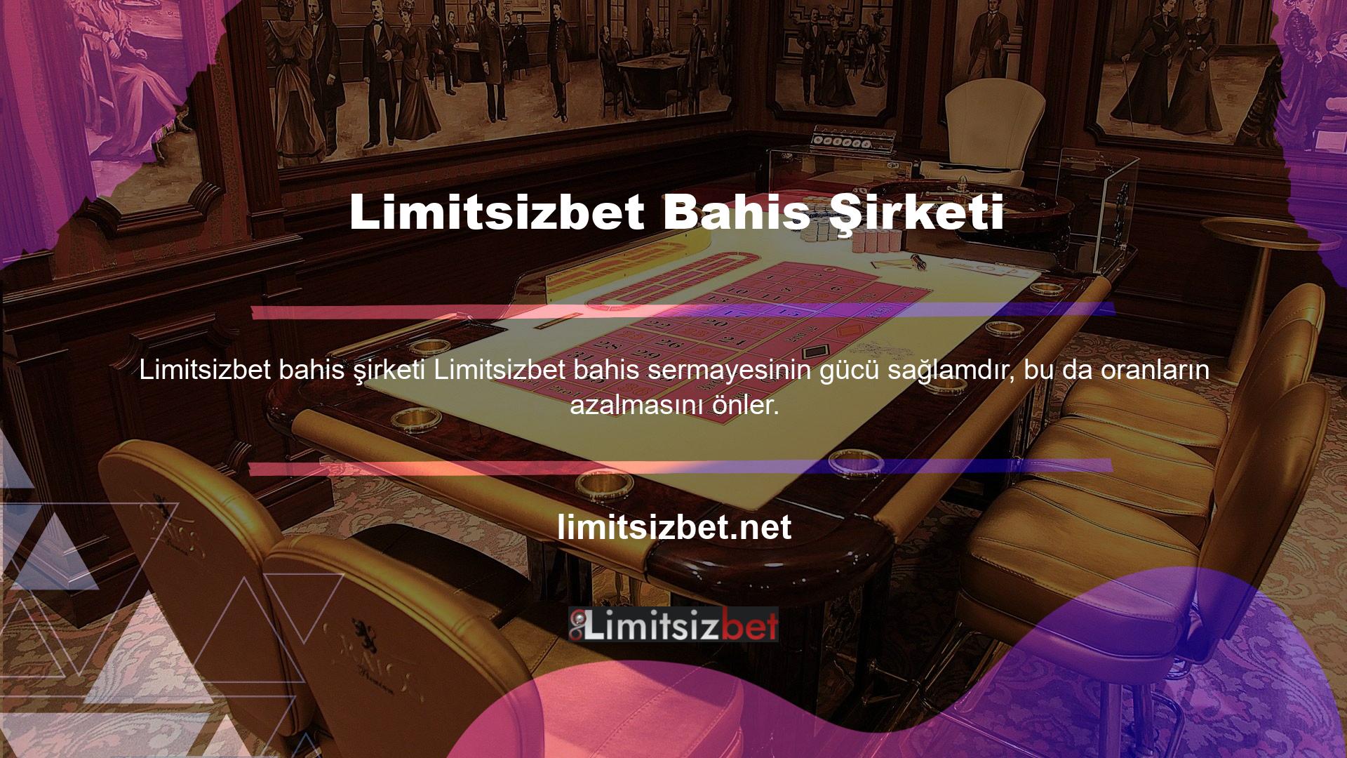 Limitsizbet yüksek seyri en önemli olanıdır ve sadece ilgi çekici bir oyun sitesi değildir