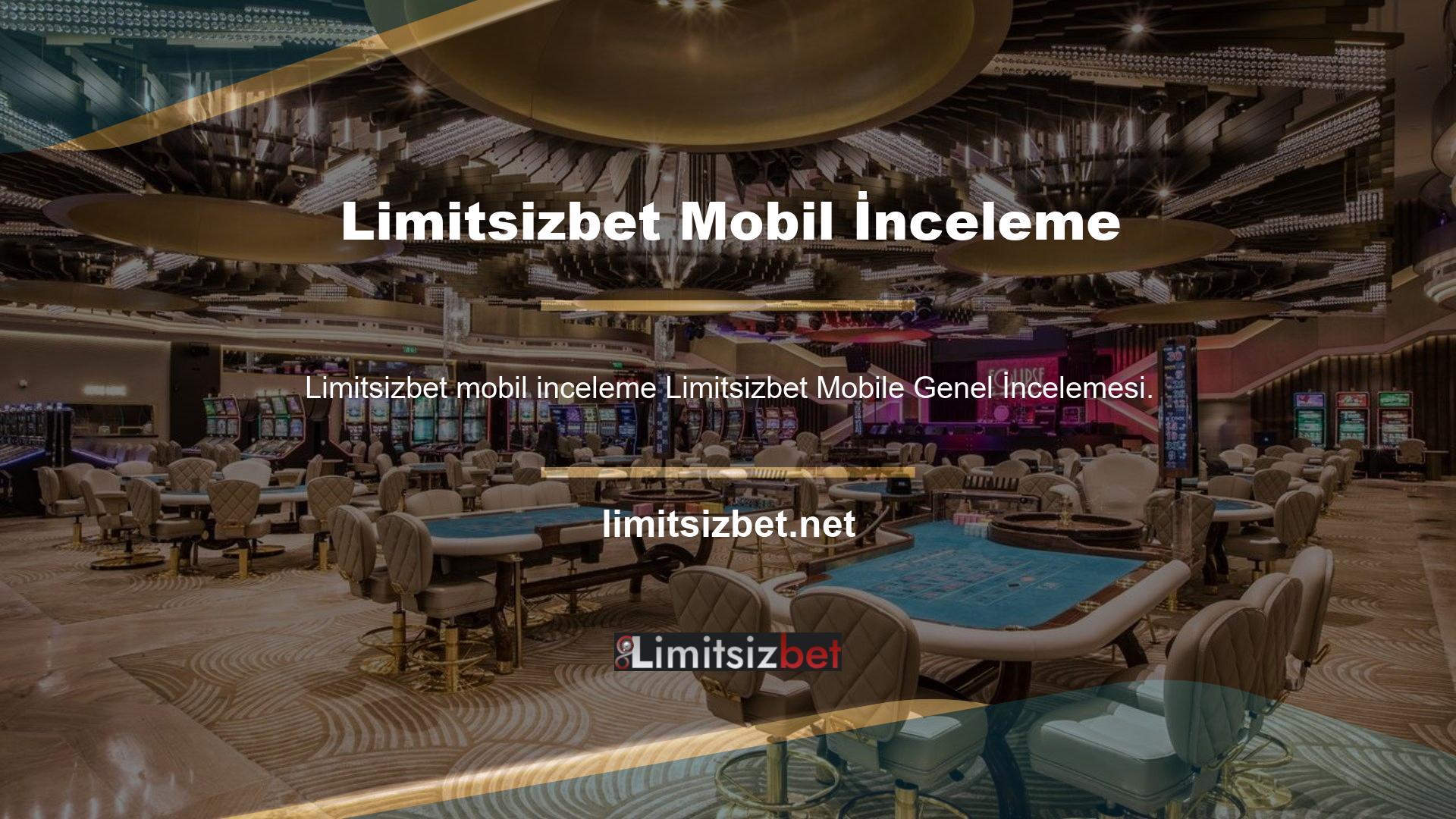 Mobil siteye ek olarak, Limitsizbet sitesini kolayca kullanabilir ve prosedürlerinizi mobil uygulama aracılığıyla gerçekleştirebilirsiniz
